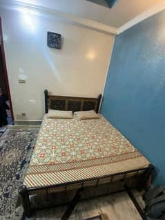 loha ka bed with mattress for sale