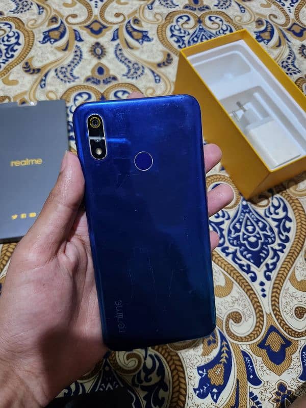 Realme 3 pta approve dual sim 3/32 with box apple iphone Samsung infin 5