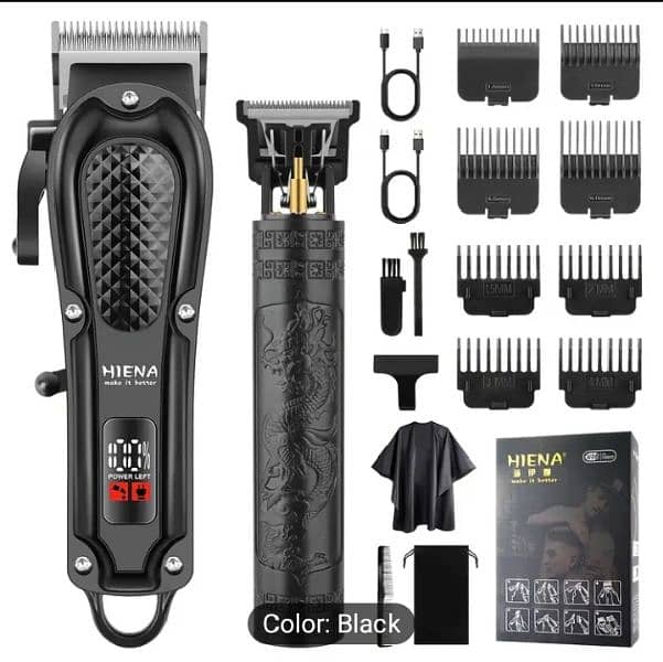 HIENA PRO Professional Hair Clipper, model HYN-212 and trimmer 0