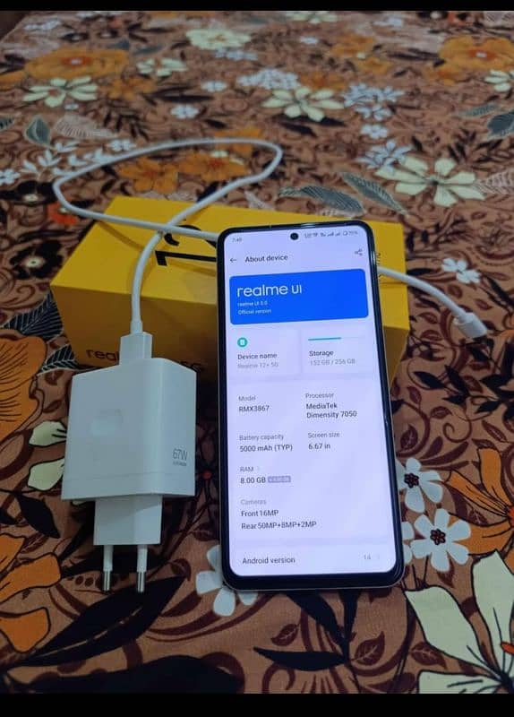 Realme 12 plus 5G 8/256gb Box 2