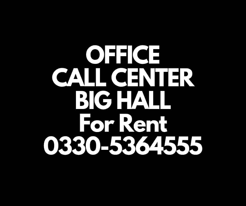 Space for office,call center,iT,Hall for rent 9