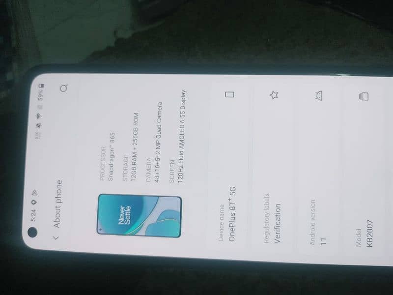 oneplus 8t 5G non pta all ok no  Whatsapp pr rabta kre03198922578 3