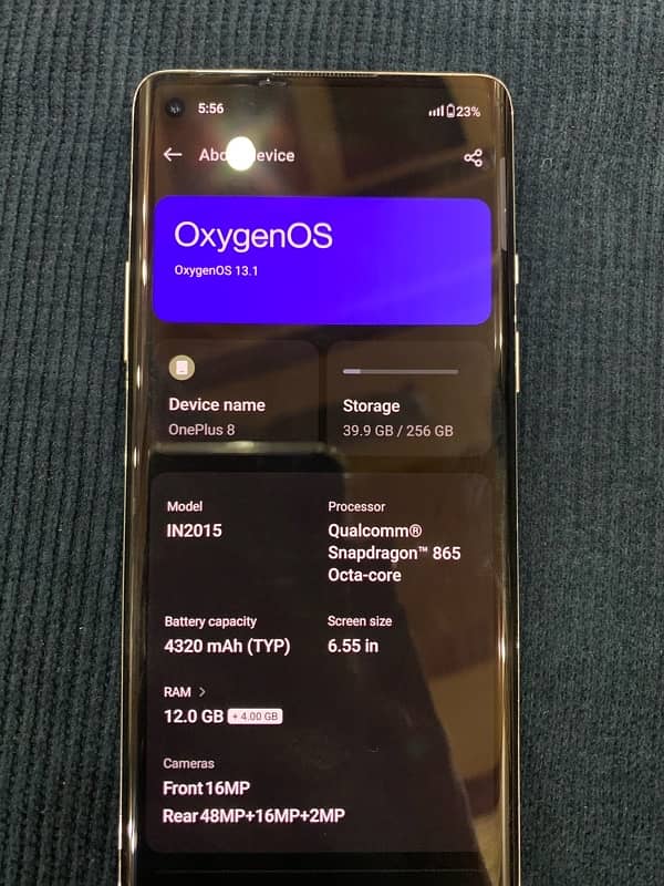 oneplus 8 10 by 10 condition 12/256 no repair 1