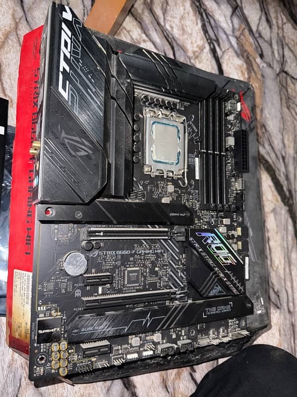 Intel i5 13 gen 13600k Gaming CPU and Asus RoG Strix B 660 F Gaming MB 1