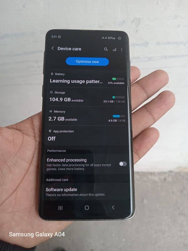 Samsung Galaxy S10 8+128gb Dual Sim PTA Approved 7