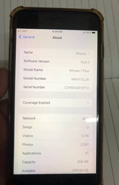 Iphone 7 plus 256 gb / 7plus / iphone 7+ OFFICAL PTA APPROVED