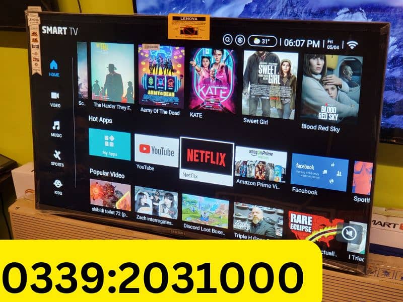 65 INCH SMART UHD LED TV WITH WIFI AND YOUTUBE 0