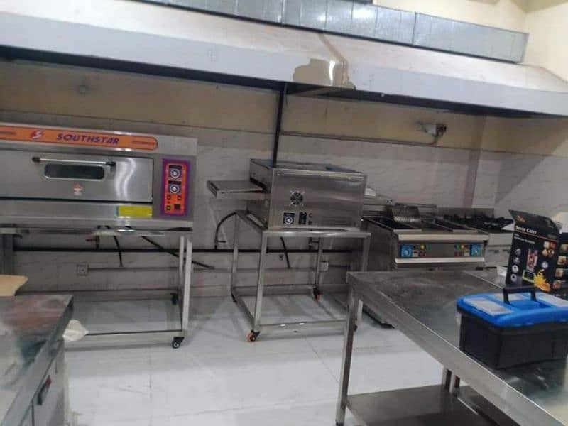 cooking range /  pizza oven / deep fryer 3