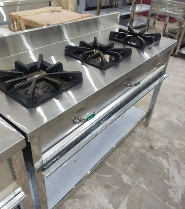 cooking range /  pizza oven / deep fryer 5