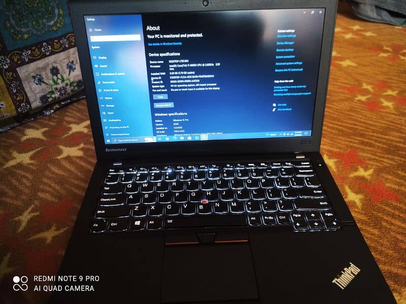 Lenovo i7 5th Gen 8/256 Mint With 4 Hour Battery Timing 7