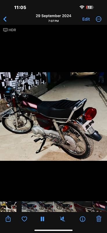 Honda 125 , Model 2018 , In good condition ,Price 180000 ,03355127354 9