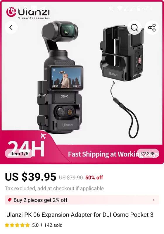 DJI Osmo Pocket 3 Combo with Extra Accessories Brandnew 8