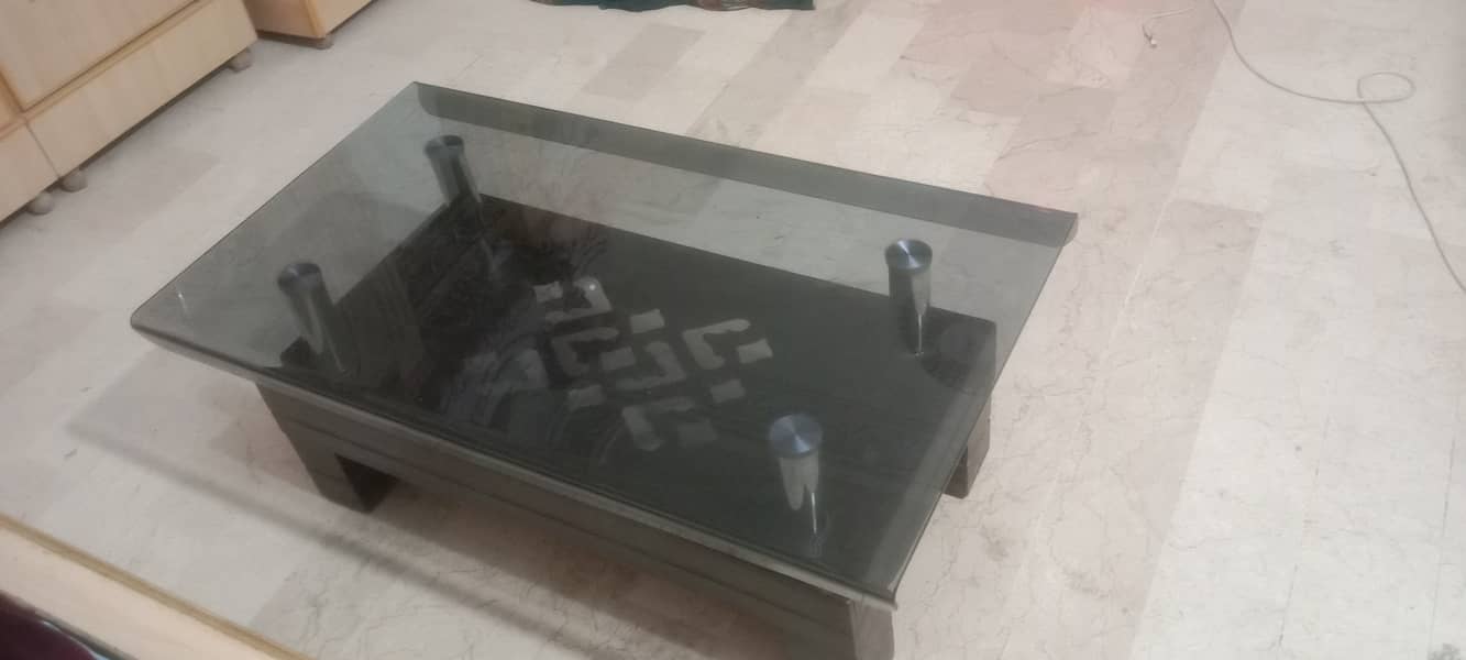 Wooden beautiful table glass table 11