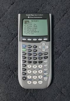 Texas Instruments 84 Plus Silver Edition Graphical Calculator.