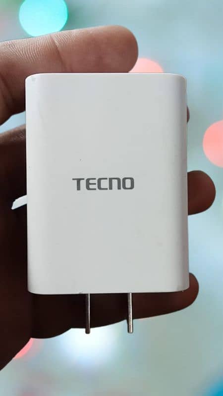 Tecno 33 watt charger original 100% 0