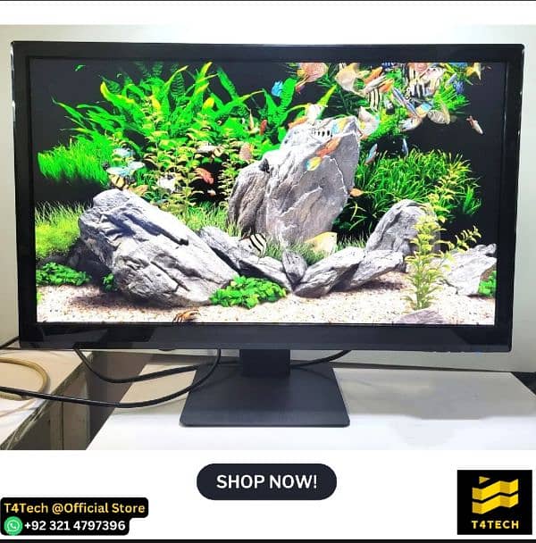 27" INCH A+ 2K LED MONITOR QUAD HD IPS LCD HDMI, DP, DVI, VGA, SPEAKER 2