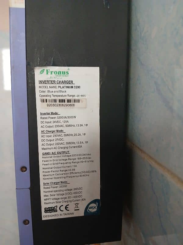 fronus PV 3200 hybrid solar inverter for sale 15