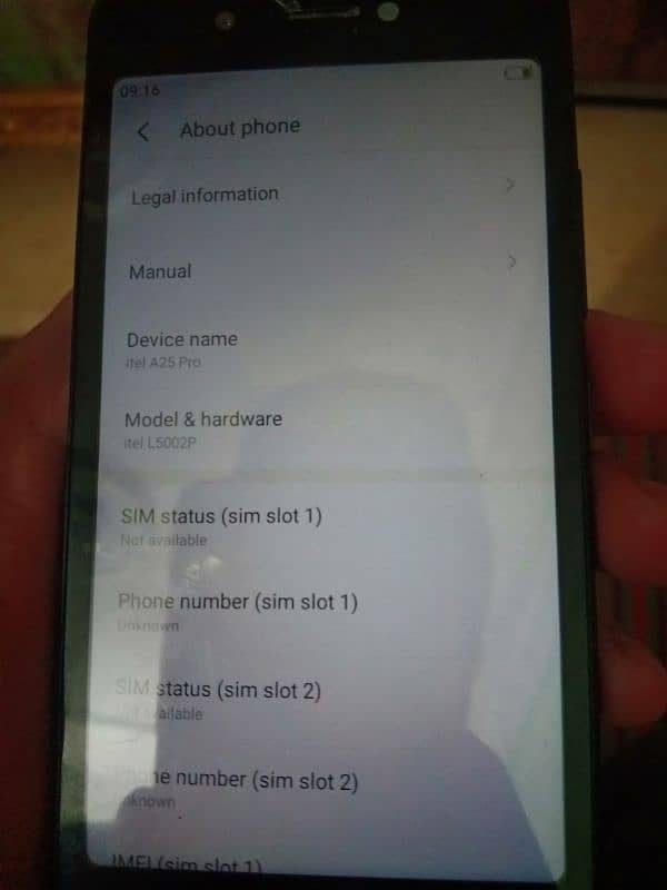 itel A25. Pro for sale everything working 4