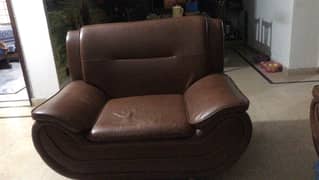 leather sofa