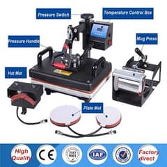 6 in 1 heat press brand new