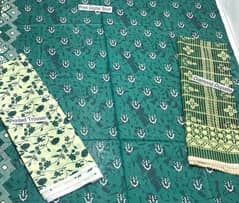 3 pcs unstitched vomen's lawn suit