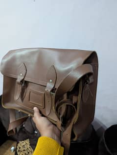 BAG/SHOULDER LEATHER LAPTOP BAG