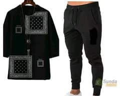 Men's Printed Fleece sweetheart Tracksuits