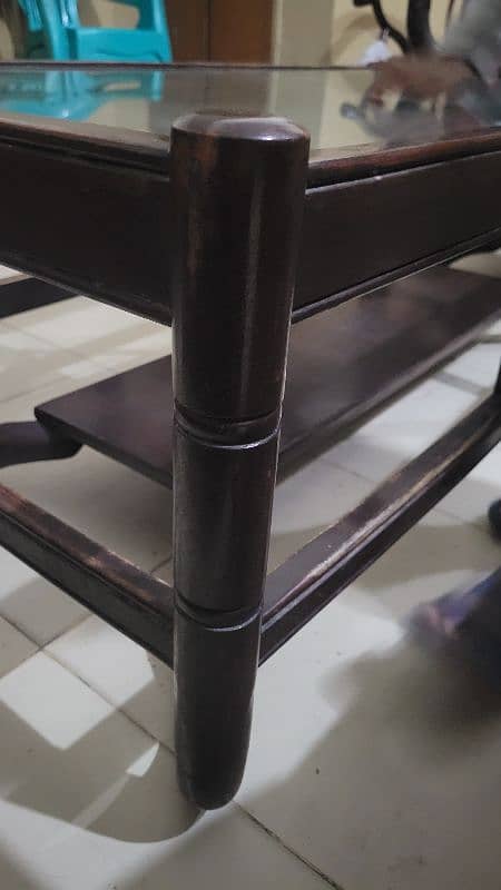 3 tables with mirror new condition 9/10. . . . . 1