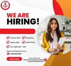 JOBS FOR Males AND FEMALE