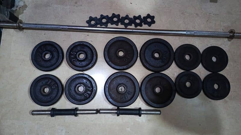 mini home gym/ weight plates/rod /screws/ bench/dumbbell rod/gym/mini 3