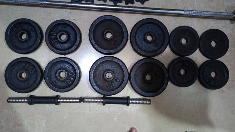 mini home gym/ weight plates/rod /screws/ bench/dumbbell rod/gym/mini 4