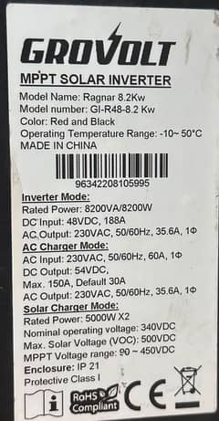 solar inverter 8.2kw