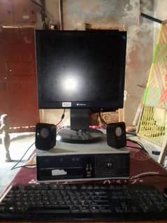 hp cpu and gatwey lcd mouse keyboard 2 specker