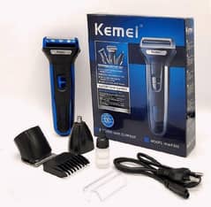 Kemei 3 in 1 Rechargeable Electric Shaver