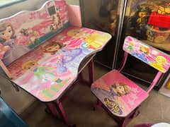 kids frozen study table