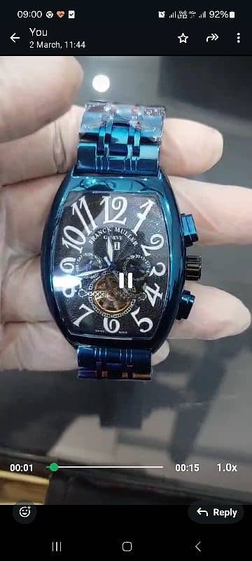 Frank muller only 2 times used watch 0