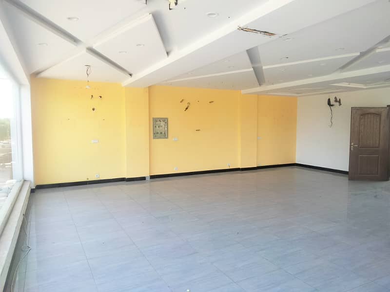 5 Marla First Floor Hall For Commercial Use For Rent In Bahria Town Lahore Sector E 6