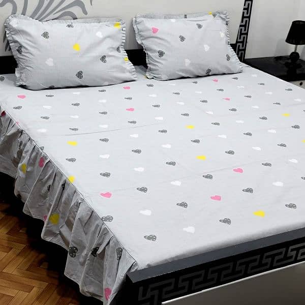 Cotton Frilled Bedsheets 17