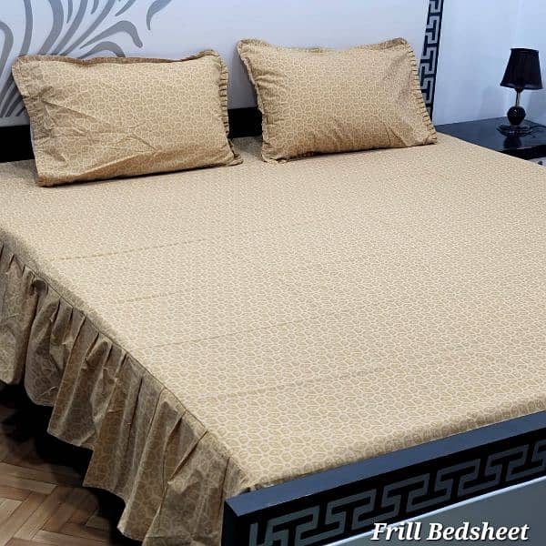 Cotton Frilled Bedsheets 18