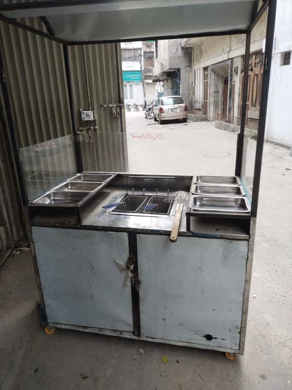 Samosa & Chips counter /stall / fryer for sale 4