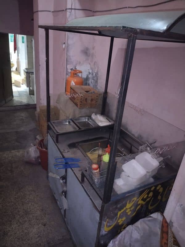 Samosa & Chips counter /stall / fryer for sale 6