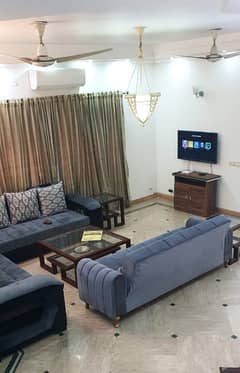 Full Furnished 10 Marla Modern Design House For Rent In DHA Phase 5 Block-L Lahore. Short Time, Long Time