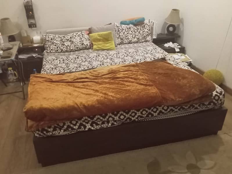 Bed set | wooden double beds for sale | wooden study table 2