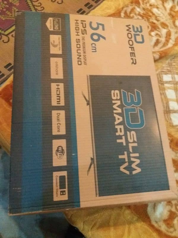 56 CM SMART TV SLIM &ANDROID -3D WOOFER Wi-Fi TV - ڈبہ پیک سال وارنٹی 5