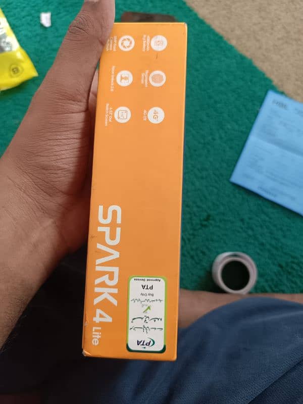 Tecno Spark 4 lite . Bike rider use mobile. 5