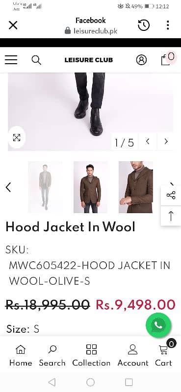 coat woollen with hood 1