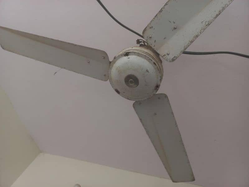 5 used ceiling fans 1