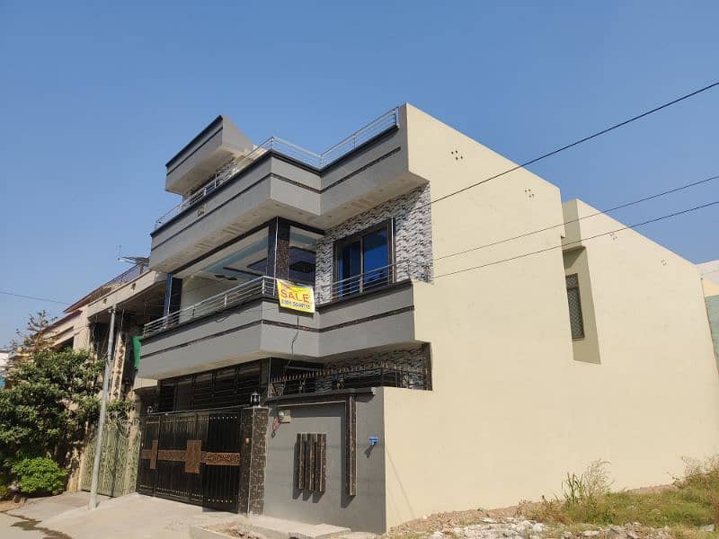 Newly Constructed 7.5 Marla House in Wah Model Town Phase 1, Street 1 1