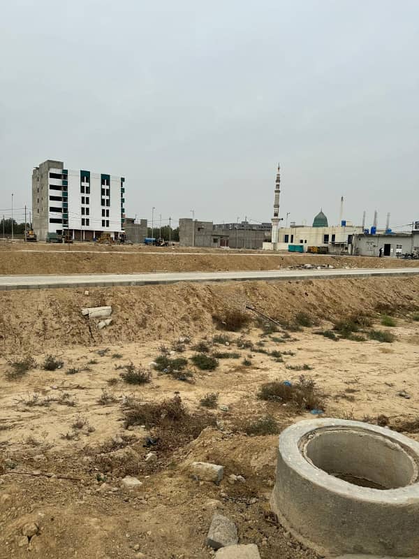 Malir Town Residency phase 1 120 sq yards plot for sale 19