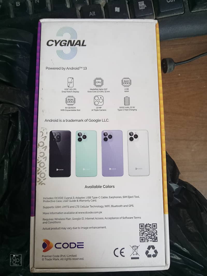 Decode cygnal 3  4+4 GB Ram + 64GB Storage 3